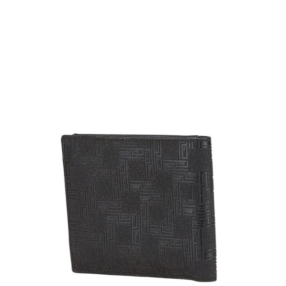 Dunhill D-8 Bifold Wallet Black Leather Men's